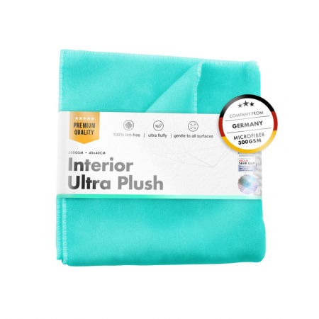 Produse microfibra - CW-IUP-1_chemicalWorkz_Interior_Ultra_Plush_Towel_laveta_microfibra_delicata_300GSM_turcoaz_40x40cm