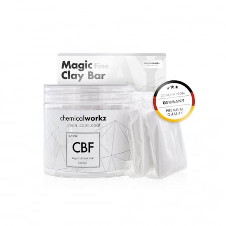 Decontaminare, Pre-tratare - CW-CB_chemicalWorkz_Magic_Clay_Bar_2×50g_argila_decontaminare