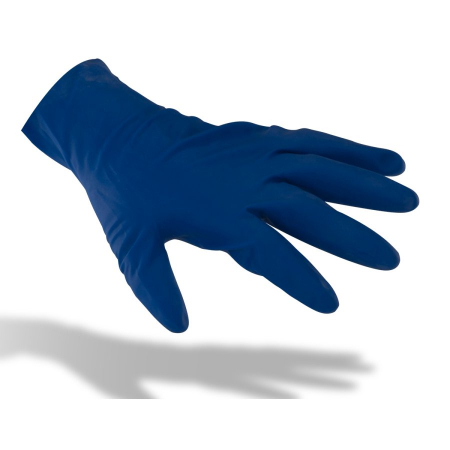 Protectie piele - Mănuși Latex albastre de risc crescut, 50 buc