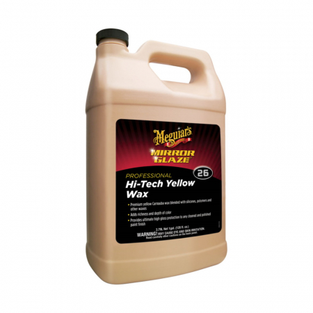 Ceară - Mirror Glaze Professional Hi Tech Yellow Wax, ceara auto lichida, 3,78 ltr