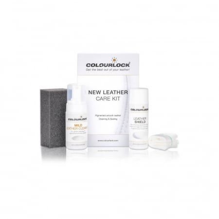Seturi intretinere si reparatii - 11057_Colourlock_New_Leather_Care_Kit_cu_Leather_Shield_set_curatare_si_protectie_piele_125ml_150ml