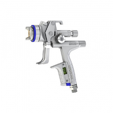 Echipamente și scule - Sata_Pistol_vopsit_JET_5000B_RP_digital_cu_pahar_plastic_reutilizabil_600ml_QCC_cu_stut_pivotant