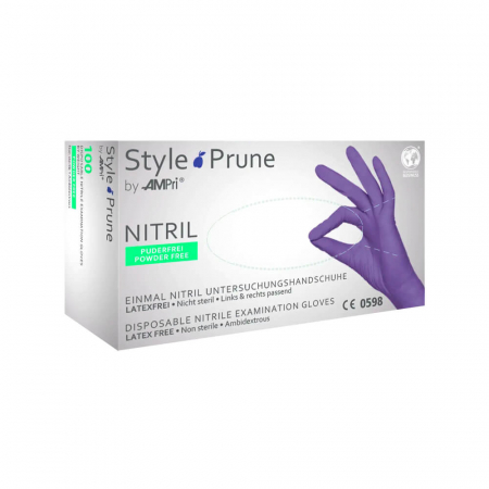 Protectie piele - 01179_AMPri_Style_Prune_manusi_nitril_fara_pudra_mov_cutie_100buc
