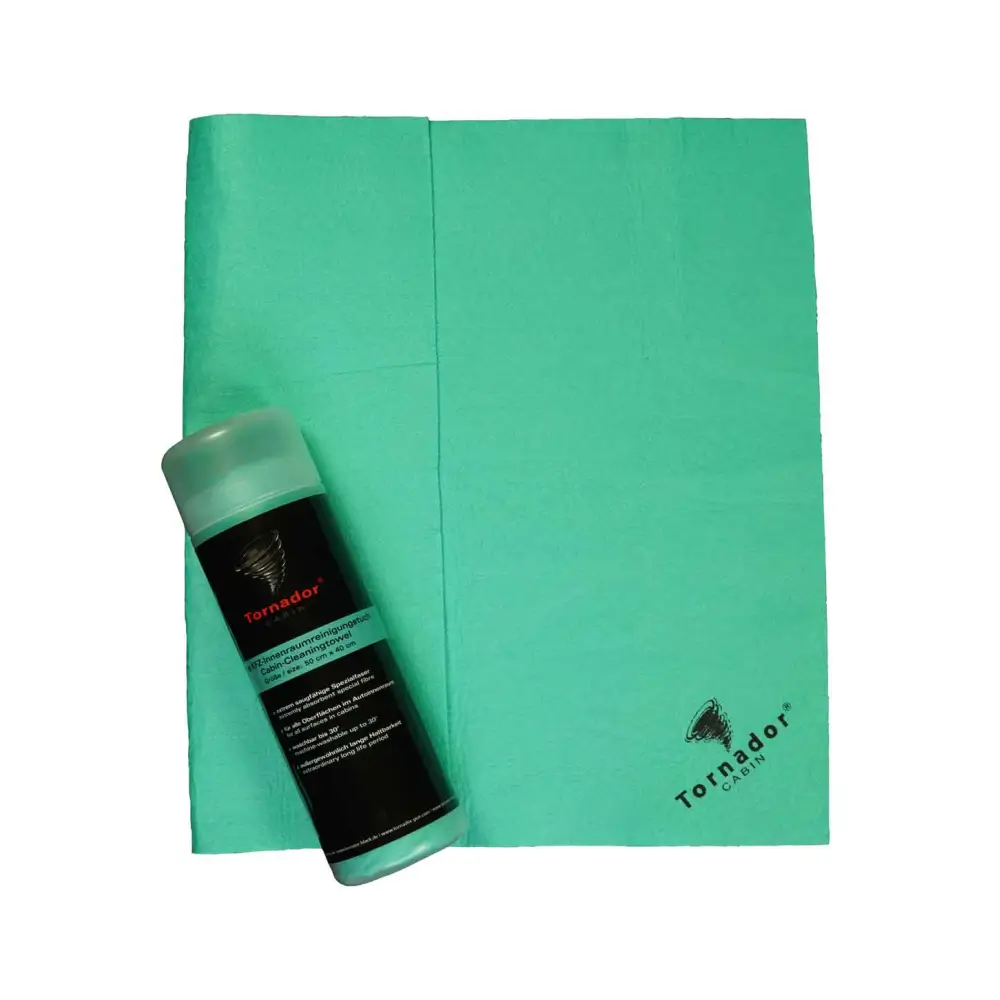 Produse microfibra - 877896_Tornador_Cabin_Cleaning_Towel_laveta_curatari_interioare_verde_50x40cm