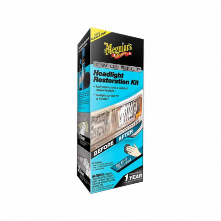 Plastic, Cauciuc exterior - Set-polish-faruri-in-doi-pasi-Meguiars-Two-Step-Headlight-Restoration-Kit-G2970-2