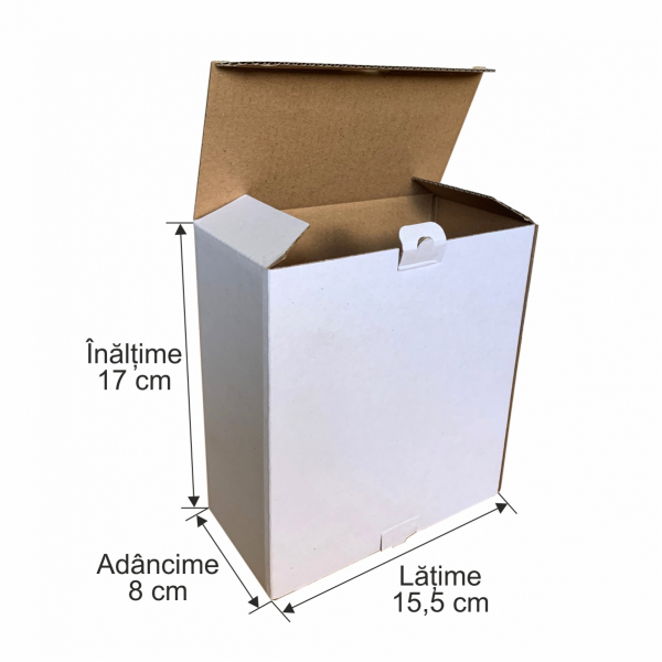 Cutie de carton microondul pentru expedieri 17 x 15,5 x 8 cm [2]