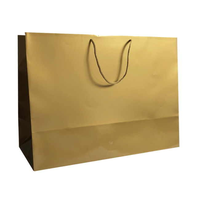 Punga cadou de hartie XXL aurie [3]