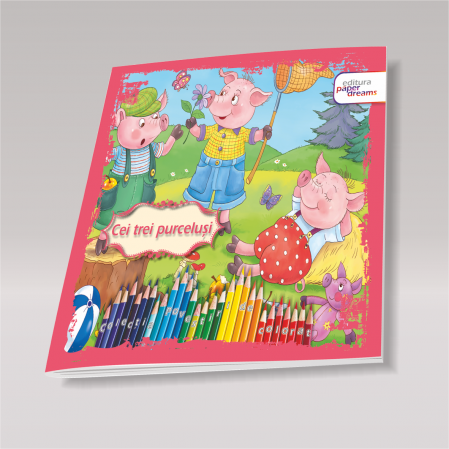 Set 12 carti de colorat si povesti pentru copii - Povestiri de colorat [1]