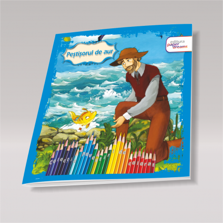 Set 12 carti de colorat si povesti pentru copii - Povestiri de colorat [10]