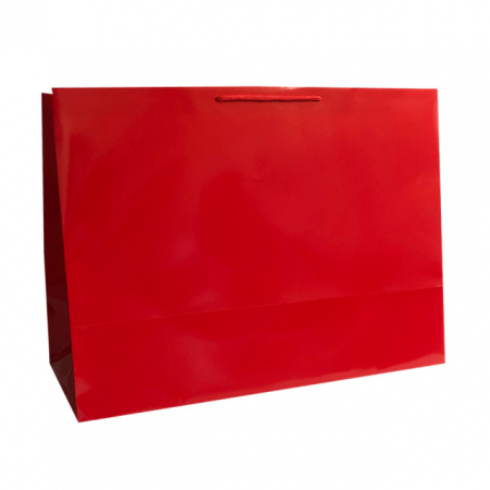 Pungi cadou LUX - SET 10 pungi cadou XXL rosii