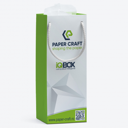 Pungi de cadou personalizate - Punga cadou de hartie personalizata sticla