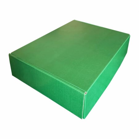 Cutii autoformare 33x23x8 cm - Cutie microondul cu autoformare verde 33x23x8 cm