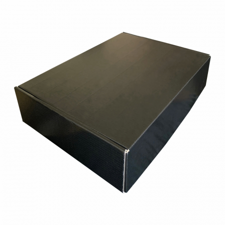 Cutii autoformare 33x23x8 cm - Cutie microondul cu autoformare neagra 33x23x8 cm