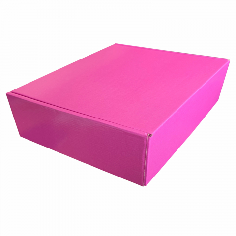 Cutii autoformare 30x21x9 cm - Cutie microondul cu autoformare roz 30x21x9 cm