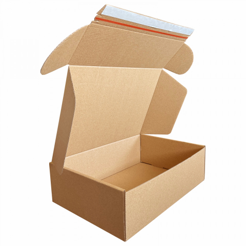 Cutii si ambalaje carton - SET 20 cutii CURIERAT-ECOMMERCE 210x310x90mm cu AUTOADEZIV, BANDA DESIGILARE