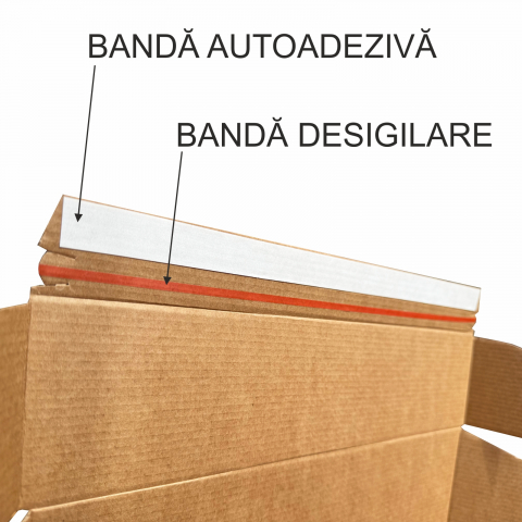 SET 20 cutii CURIERAT-ECOMMERCE 210x310x90mm cu AUTOADEZIV, BANDA DESIGILARE [1]