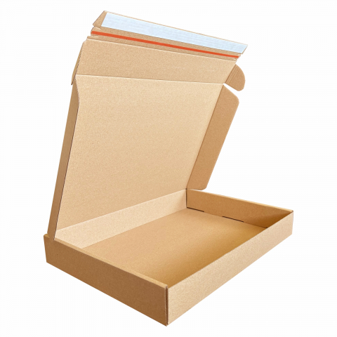 Cutii si ambalaje carton - SET 20 cutii CURIERAT-ECOMMERCE 245x340x45mm cu AUTOADEZIV, BANDA DESIGILARE