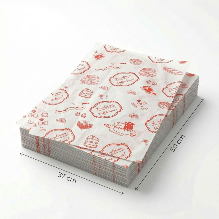 Hartie de impachetat cu polietilena, 35x50 cm, 60+10g,  cutie de 10 kg [2]