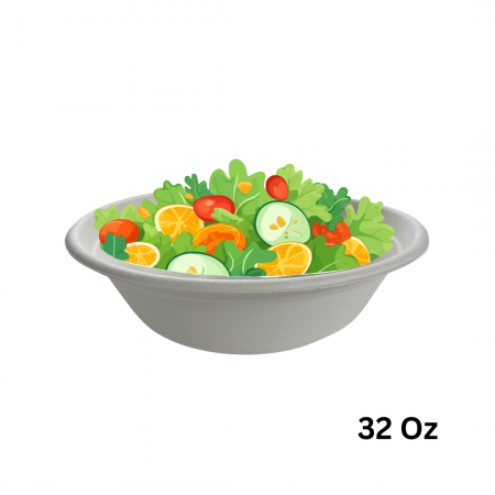 Ambalaje fast-food - bol-rotund-de-unica-folosinta-din-trestie-zahar-32oz-paperbag