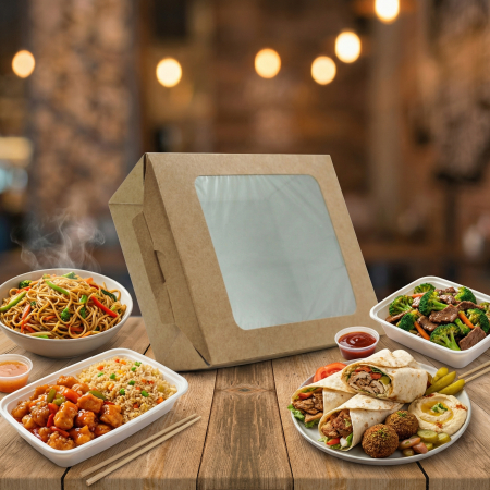 Ambalaje fast-food - cutie-paste-cu-fereastra-natur-PaperBag-ambalaje-fast-food