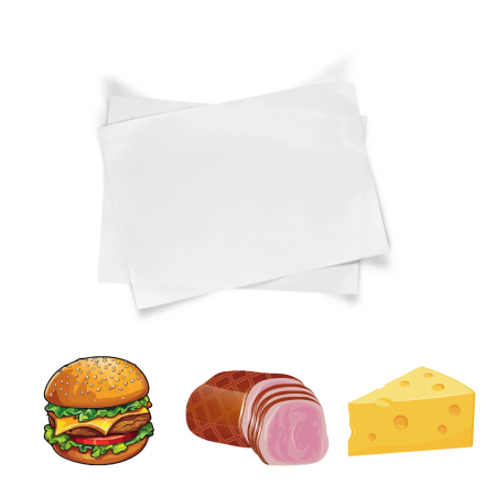 Hartie de impachetat | ambalat - Hartie alba cu polietilena, 100x70 cm, 60+10g, 1 sul de 10 kg
