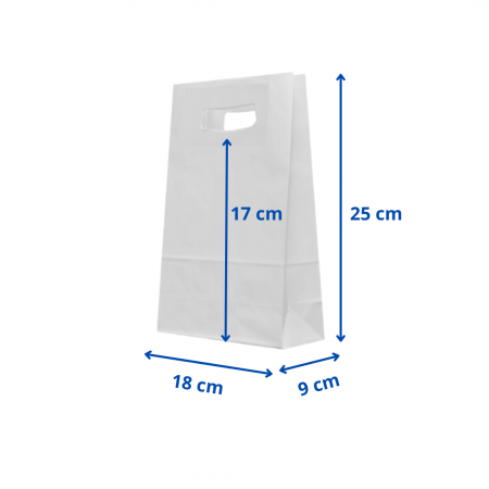 Pungi hartie cu maner - sacose-albe-cu-maner-decupat-color-18-x-9-x-25-cm-CMD-PaperBag