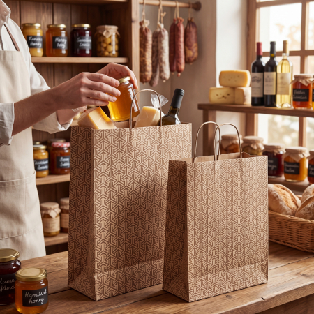 Pungi hartie cu maner - sacose-cu-maner-rasucit-32x12x40-cm-abstract