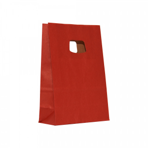 Pungi de hartie bordeaux - sacose-albe-cu-maner-decupat-color-18-x-9-x-25-cm-CMD-PaperBag