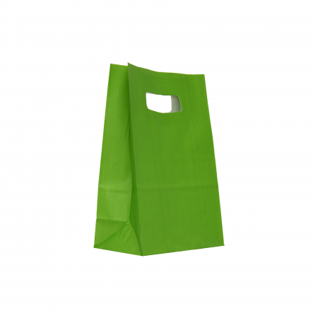 Pungi de hartie verzi - sacose-cu-maner-decupat-alb-color-14x7x21-cm-CMD-PaperBag