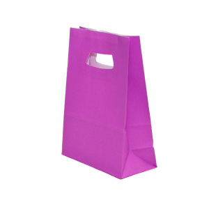 Pungi de hartie mov - sacose-albe-cu-maner-decupat-color-18-x-9-x-25-cm-CMD-PaperBag