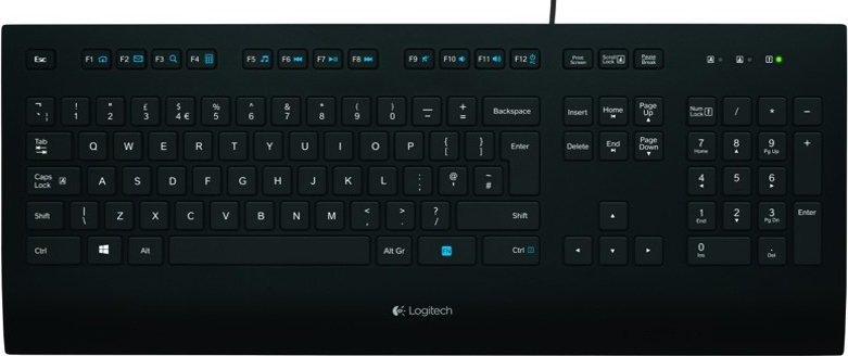 Tastaturi - TASTATURA LOGITECH USB, black, Cod Produs: 920-005217