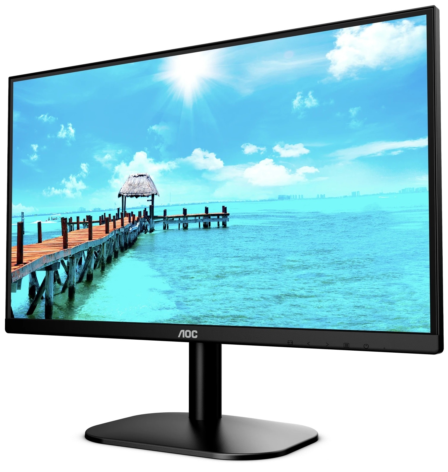 Monitoare - MONITOR  AOC 21.5 inch, home | office, VA, Full HD (1920 x 1080), Wide, 250 cd/mp, 4 ms, HDMI | VGA, Cod Produs: 22B2H/EU