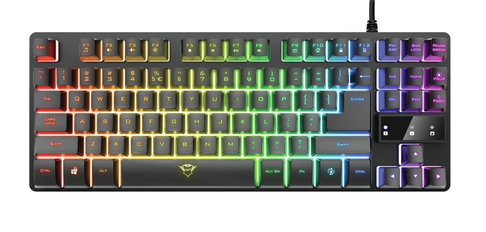 Tastaturi - Trust GXT 833 Thado TKL Gaming Keyboard Cod Produs: TR-23698