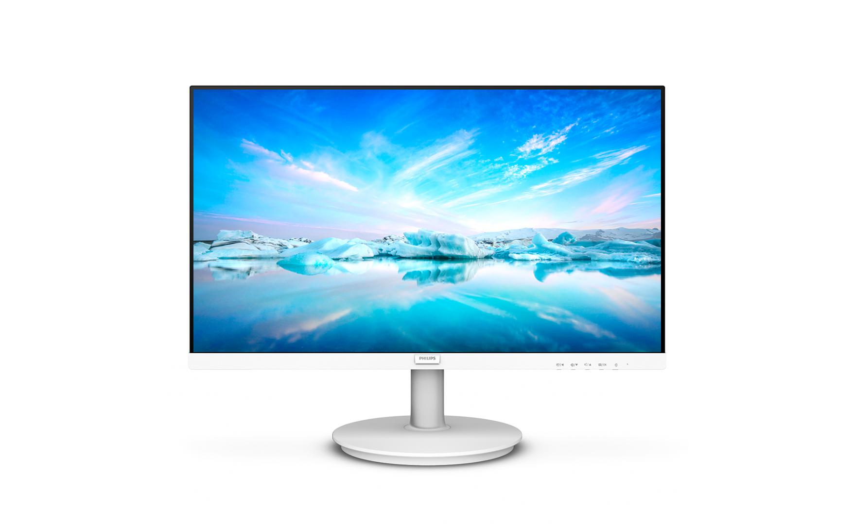 Monitoare - MONITOR  PHILIPS 23.8 inch, Alb, home, office, VA, Full HD (1920 x 1080), Wide, 250 cd/mp, 4 ms, HDMI, VGA, Boxe Cod Produs: 241V8AW/00