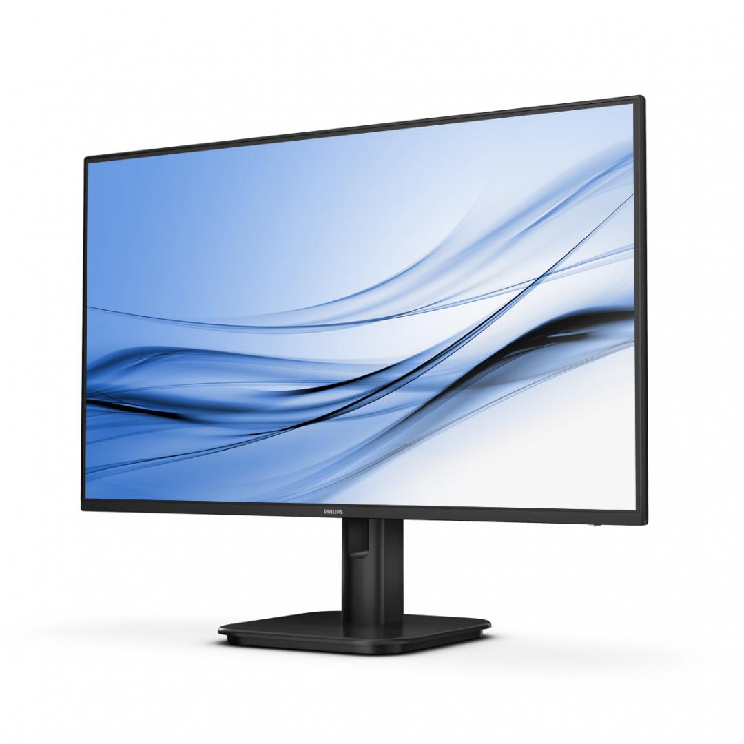 MONITOR  PHILIPS 23.8 inch, home, office, IPS, Full HD (1920 x 1080), 120 Hz, Wide, 250 cd/mp, 4 ms, HDMI, VGA, Boxe Cod Produs: 24E1N1100A/00 [10]