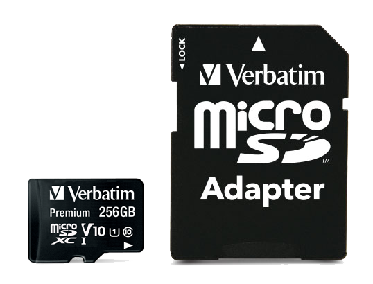 MEMORIE SD CARD VERBATIM 256GB CLASA 10 ADAPTOR INCLUS Cod Produs: 44087 [1]