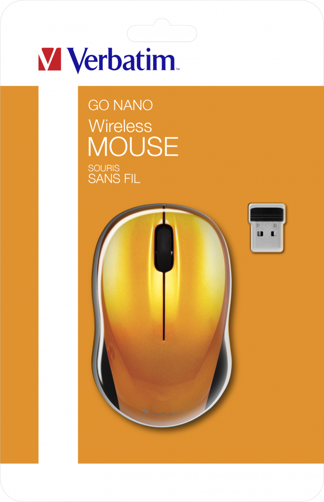 MOUSE VERBATIM FARA FIR NANO PORTOCALIU VULCANI Cod Produs: 49045 [3]