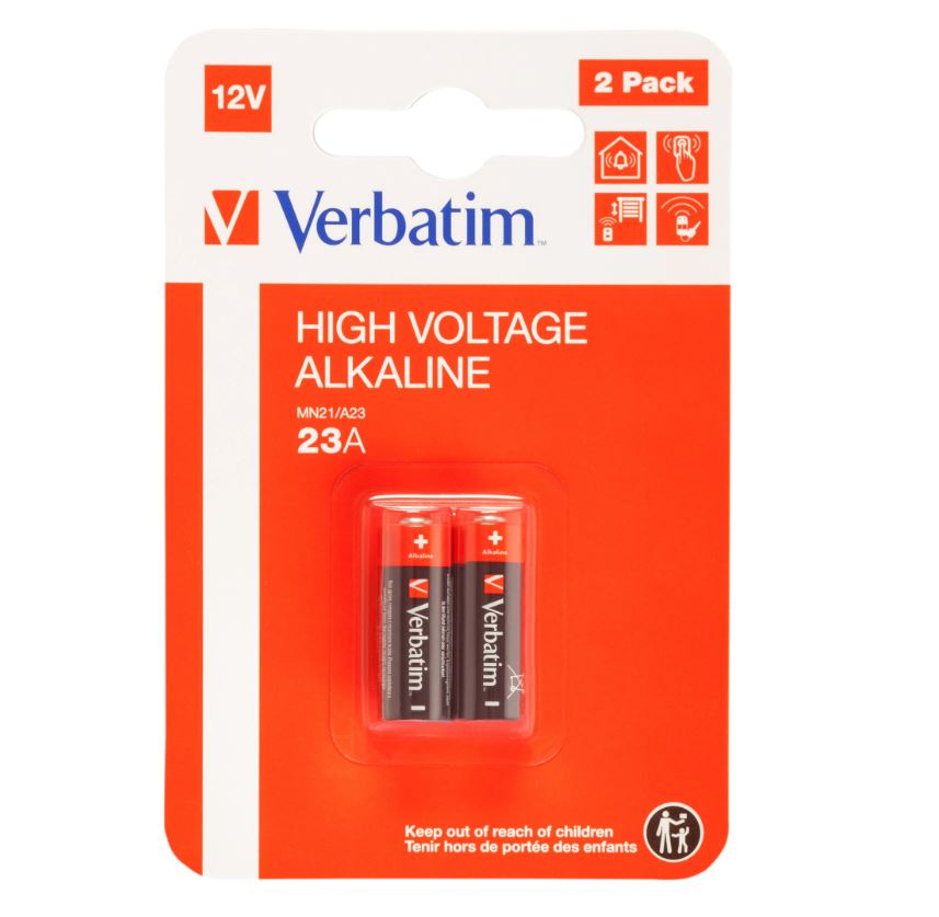 BATERIE ALCALINA VERBATIM 12V 23A 2 BUCATI Cod Produs: 49940 [2]