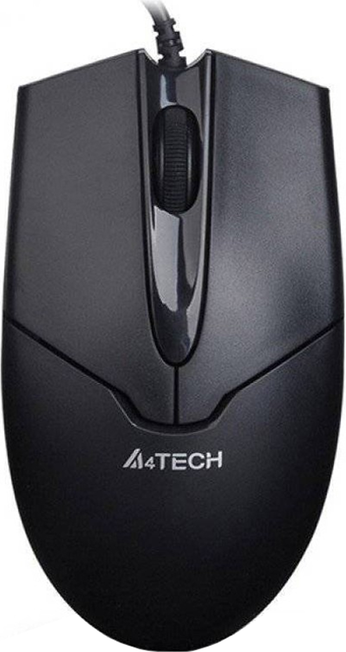 Periferice - MOUSE A4tech, PC sau NB, cu fir, USB, optic, 1000 dpi, butoane/scroll 3/1, , negru, Cod Produs: OP-550NU-1