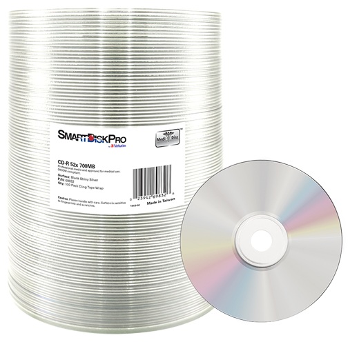 Blank-uri - VERBATIM 69828 SMDI PRO CD-R 700MB, wrap 100buc, Printable Matt, Cod Produs: 69828