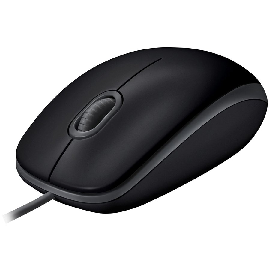 Periferice - LOGITECH B110 Corded Mouse - SILENT - BLACK - USB - B2B, Cod Produs: 910-005508