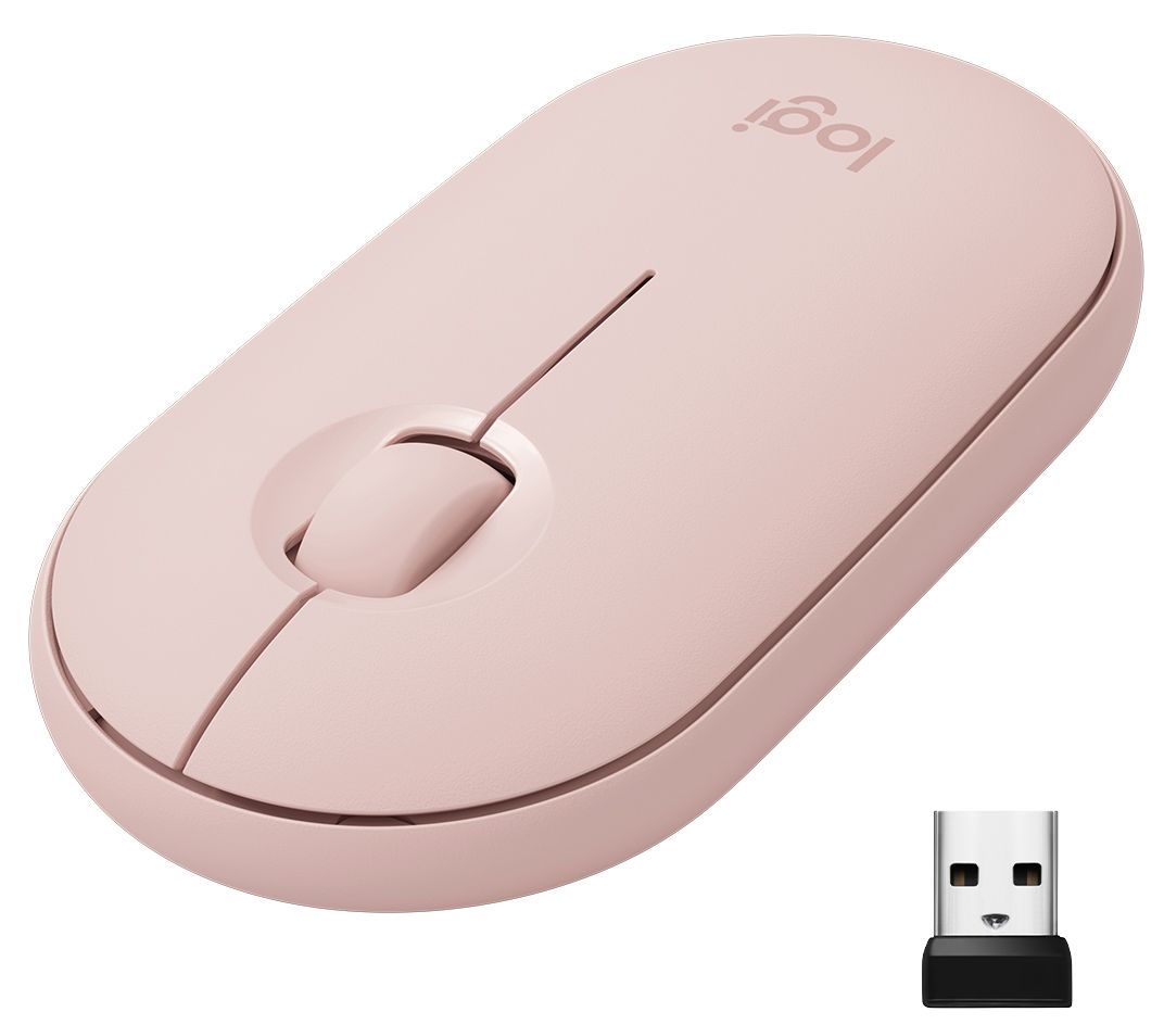Periferice - LOGITECH Pebble Mouse 2 M350s - TONAL ROSE - BT - N/A - EMEA-808 - DONGLELESS Cod Produs: 910-007014