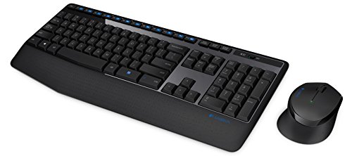 KIT wireless LOGITECH, tastatura wireless + mouse wireless, black, Cod Produs: 920-006489 [1]