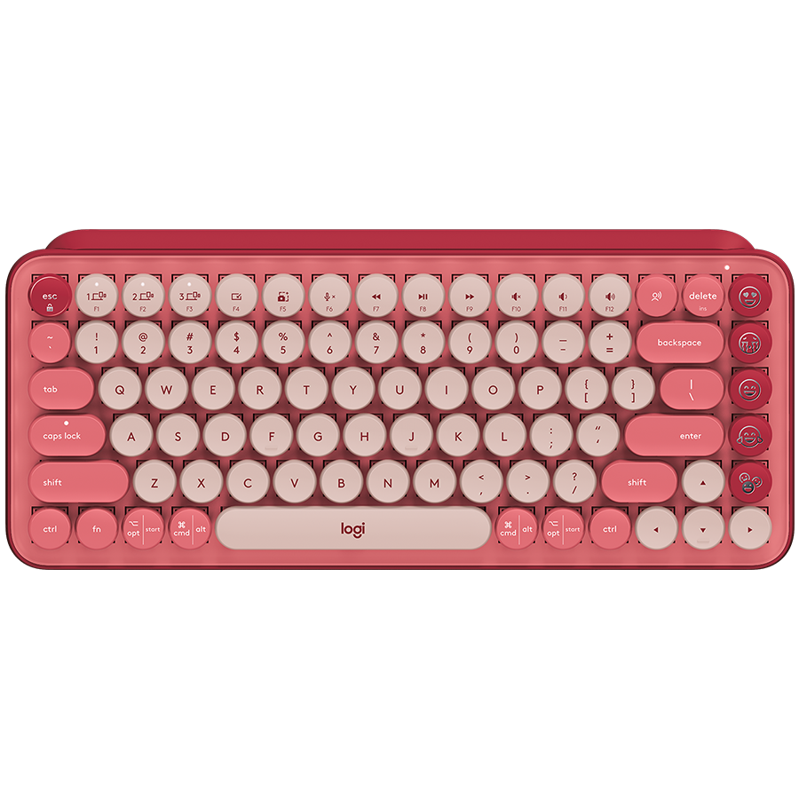 Electronice - LOGITECH POP ICON KEYS - ROSE - US INTL - BT  - INTNL-973 Cod Produs: 920-013073