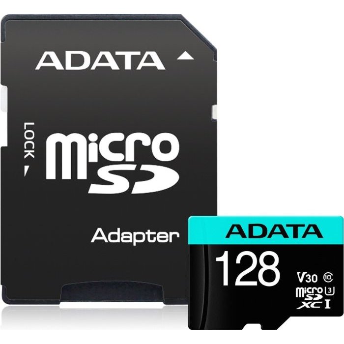 Electronice - CARD MicroSDXC ADATA, 128GB, Cod Produs: AUSDX128GUI3V30SA2-RA1