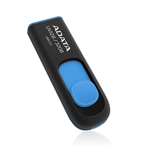 MEMORIE USB 3.0 ADATA, 32 GB,AUV128, negru / albastru Cod Produs: AUV128-32G-RBE [1]
