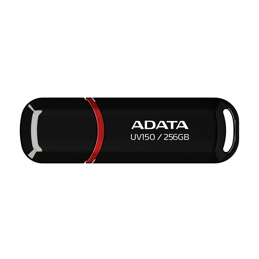 Electronice - MEMORIE USB 3.2 ADATA 256 GB, cu capac, carcasa plastic, negru Cod Produs: AUV150-256G-RBK