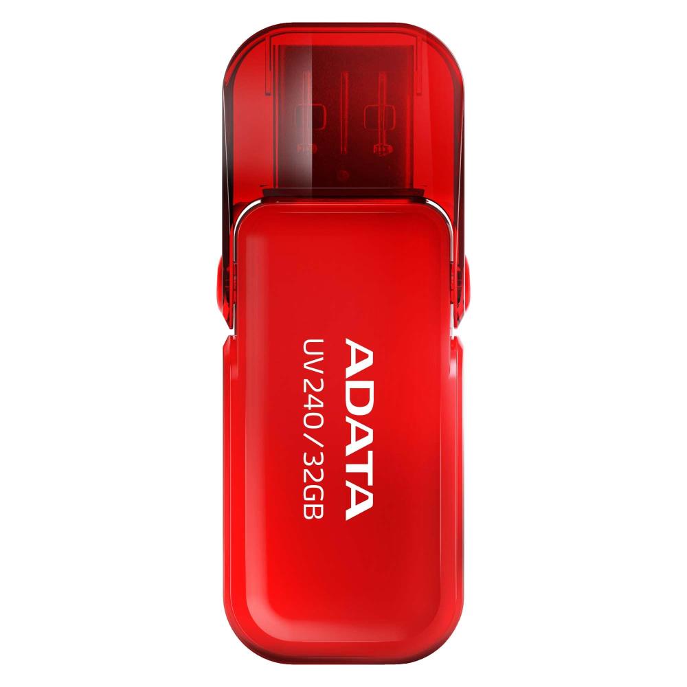 Electronice - MEMORIE USB 2.0 ADATA 64GB, carcasa plastic, rosu, Cod Produs: AUV240-64G-RRD
