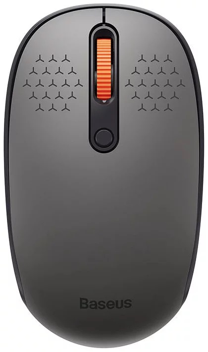 MOUSE Baseus PC sau NB wireless, 2.4GHz si Bluetooth, optic, 800/ 1200/1600 dpi,butoane/scroll 3/1, gri Cod Produs: B01055503833-00 [1]