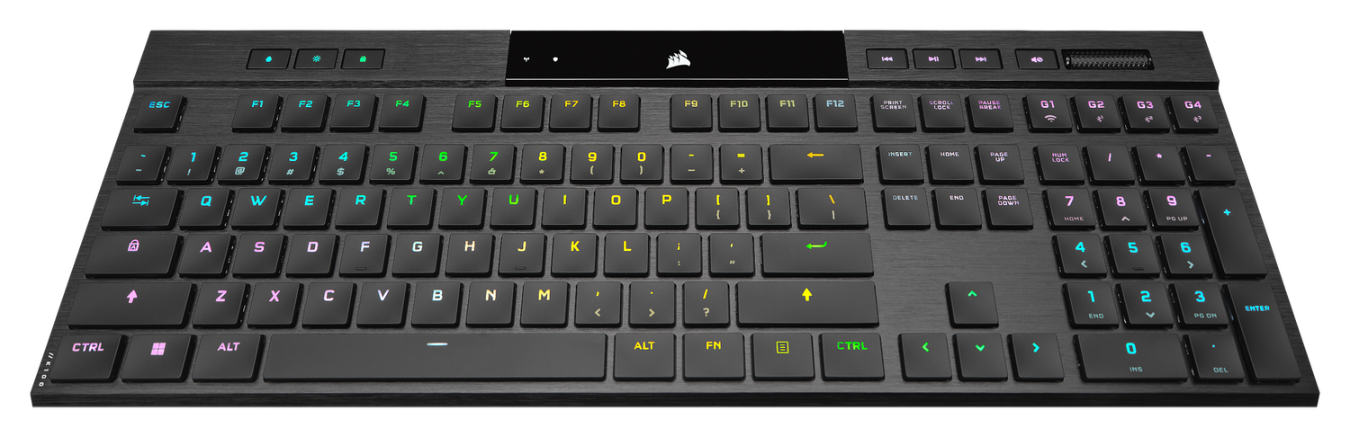 K100 AIR WIRELESS RGB Ultra-Thin Mechanical Gaming Keyboard - CHERRY MX Ultra Low Profile Tactile (NA) Cod Produs: CH-913A01U-NA [1]